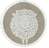 Ковер Oz Kaplan Vicenza A1094B Cream/Beige 0.8x0.8 м