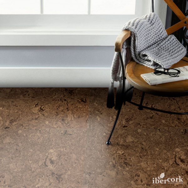 Пробковые полы IberCork EasyCork Леон маррон