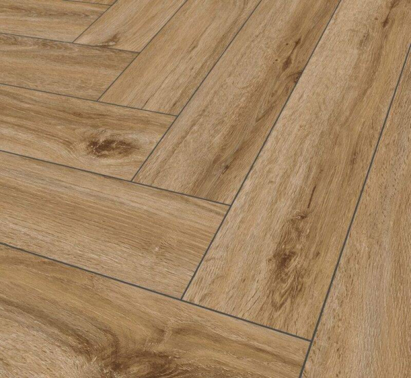 SPC Ламинат Falquon The Floor Herringbone 6/33 P1004 Riley Oak 740x148