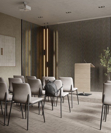 Комплект акустических панелей Cosca Decor Эмираты Платина матовая, 600x300x19мм