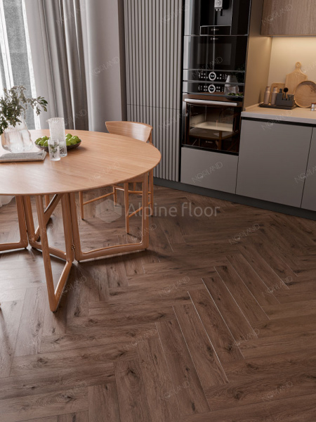 ПВХ плитка, кварц виниловый ламинат Norland Lagom Parquet LVT Sterk 1034-09
