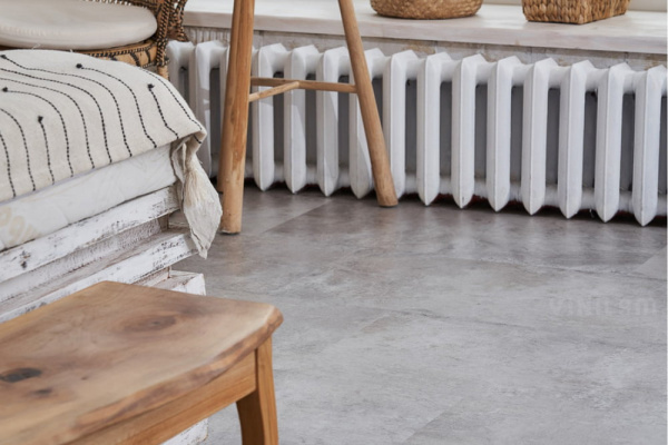 ПВХ плитка, кварц виниловый ламинат Vinilam Ceramo Stone Glue Сланцевый Камень 61605
