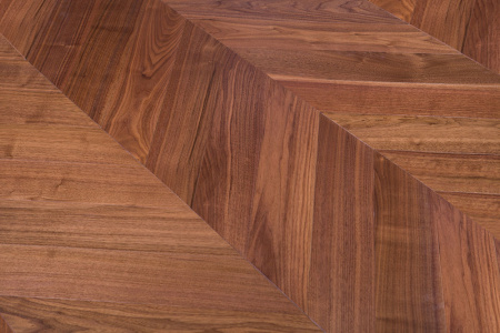 Массивная доска Ablux Французская елка Американский Орех 127 мм