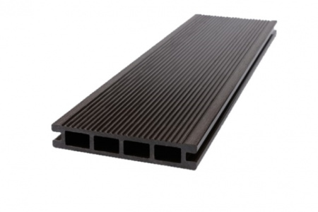 Террасная доска Ecodecking Титан 3000x140x25 Шоколад