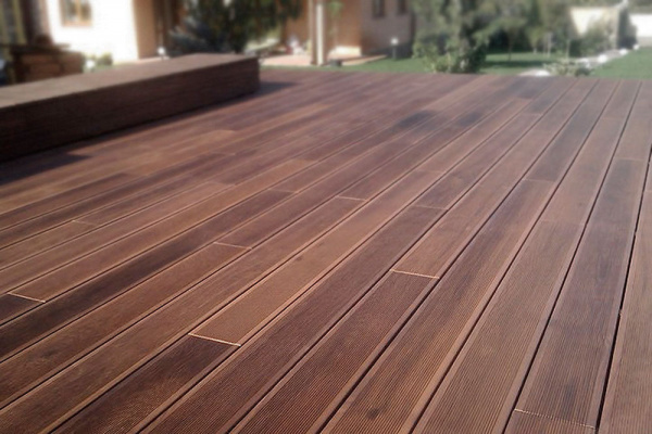 Термодерево Thermo-derevo Террасная Доска Вельвет ТермоБереза Натур 20 мм