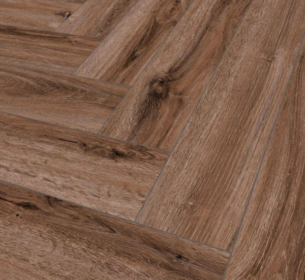 SPC Ламинат Falquon The Floor Herringbone 6/33 P1005 Portland Oak 740x148