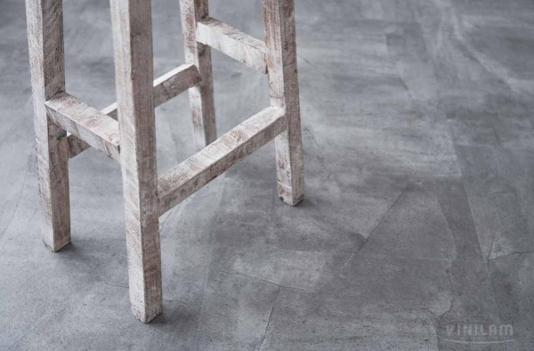 LVT Ламинат Vinilam Ceramo Stone Glue 2.5/43 4V 61602 Серый Бетон 950x475