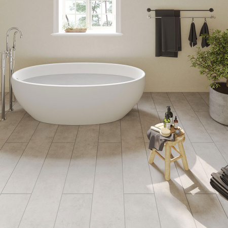 Ламинат Egger Pro Large Aqua Plus Бетон Чикаго светло-серый EPL166