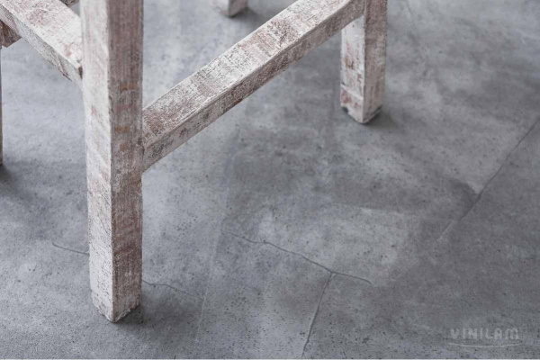 LVT Ламинат Vinilam Ceramo XXL Stone Glue 2.5/43 4V 61602 Серый Бетон 950x480