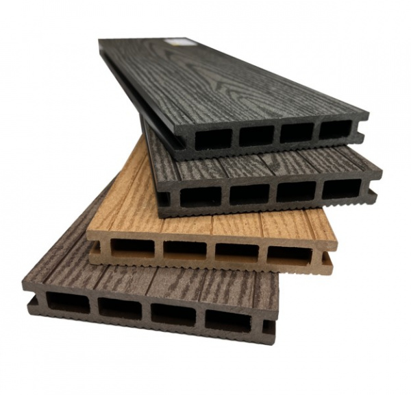 Террасная доска Ecodecking Техно плюс 4000x150x25 Бронза