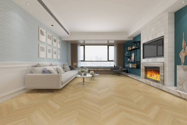 SPC Ламинат Damy Floor Chevron 5/43 4V DF03-Ch Тюильри 600x127