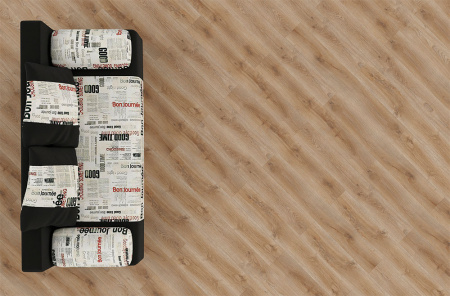 ПВХ плитка, кварц виниловый ламинат Fine Floor 1200 Strong Дуб Фалькон FF-1258