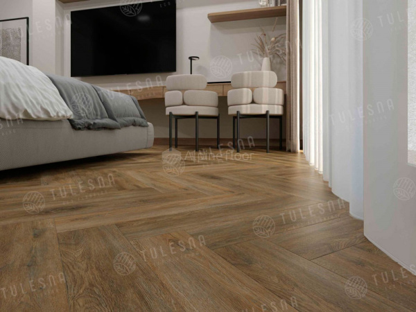 ПВХ плитка, кварц виниловый ламинат Tulesna Art Parquet LVT Divino 1005-801
