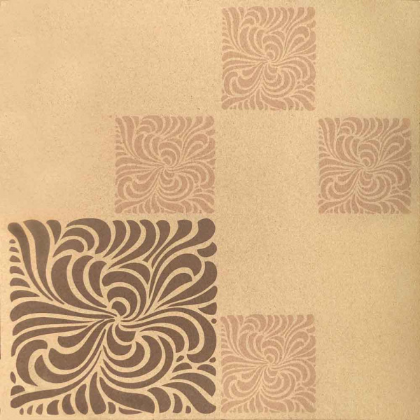 Стеновая панель IberCork Decor Орнаменто Маррон