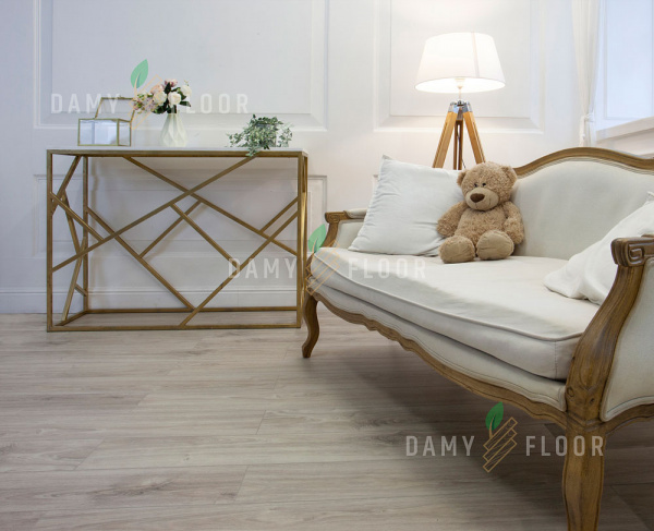SPC ламинат Damy Floor Family Дуб Белый SL3739-3