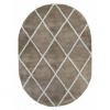Ковер Oz Kaplan Gold Shaggy 01562A BEIGE Овал 0.8x1.5