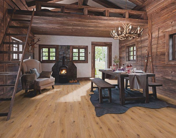 Ламинат My Floor Chalet 10/33 4V M1029 Дуб Престиж светлый 1380x193