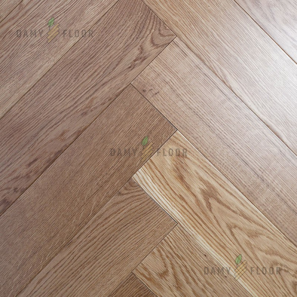 Массивная доска Damy Floor Luxury Английская елочка Натуральный Евростандарт 600 мм