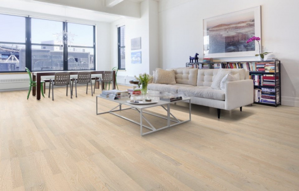 Паркетная доска Focus Floor 3S Ясень Грегал (Ash Gregale White Oiled)