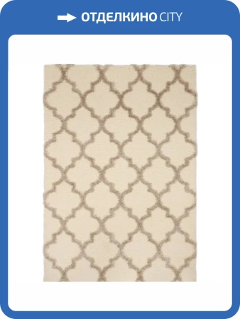 Ковер Kaplanser Reflex S786B 66 CREAM/CREAM Прямоугольник 0.8x1.5