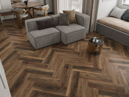 SPC Ламинат Cronafloor Herringbone 4.5/42 4V H018 Дуб Ле-Ман 640x128