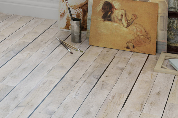 Пробковый пол Corkstyle Print Cork Wood Dupel Planke клеевой