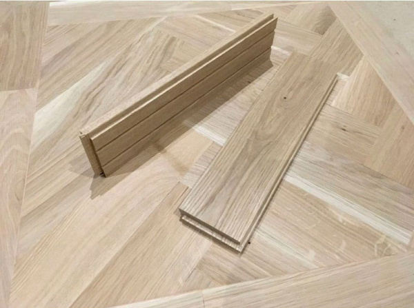 Массивная доска Damy Floor Штучный паркет без покрытия Рустик 400x50x15