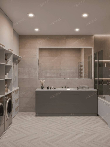 LVT Плитка Norland Lagom Parquet 2/34 4V 1034-01 Vakker 590x118
