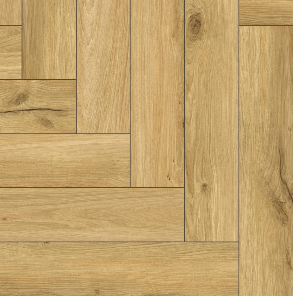 SPC Ламинат Falquon The Floor Herringbone 6/33 P7001 Honey Oak 740x148