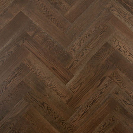 Инженерная доска Parquet Life Английская ёлка Дуб Тёмный