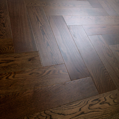 Инженерная доска Parquet Life Английская ёлка Дуб Тёмный