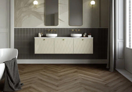 SPC ламинат Invictus Maximus Herringbone River Oak Beaver