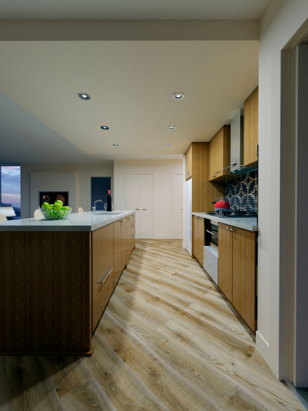 ПВХ плитка, кварц виниловый ламинат Fine Floor Light Дуб Мидфилд FF-1334