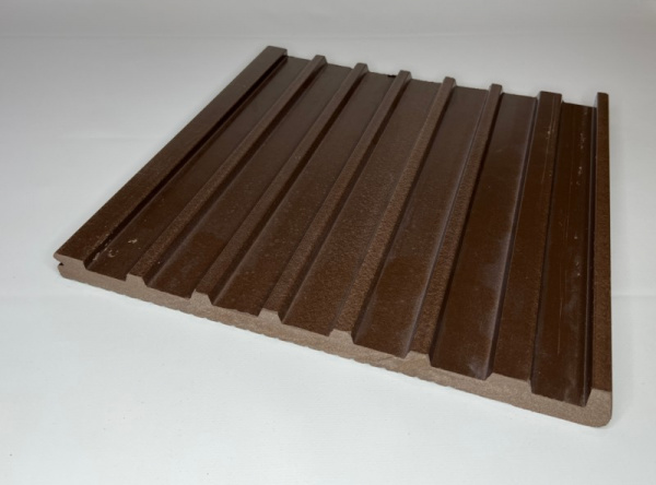 Ступень Ecodecking Техно полнотелая 3000х345х22 Шоколад