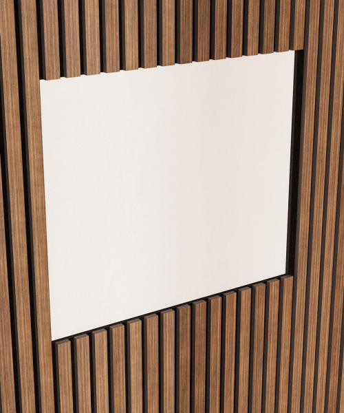 Акустическая панель Cosca Decor Монако Дуб Маррон коричневый, 600х600х21мм