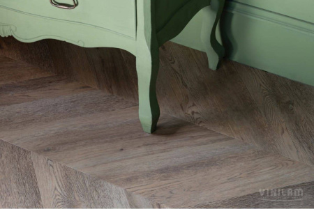 ISOCORE Ламинат Vinilam Parquet Chevron 8.5/34 4V RI153616CL4 Шампань 1293x305