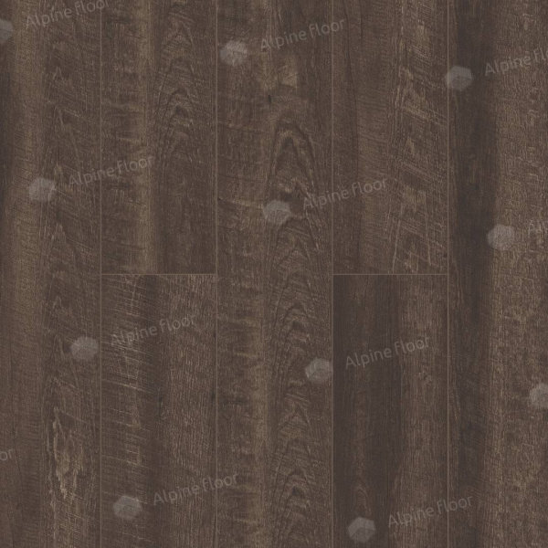LVT Ламинат Alpine Floor Easy Line 3/43 4V ECO 3-8 PB Дуб Рустикальный 1219.2x184.15