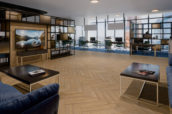 LVT Ламинат Damy Floor London 2.5/43 4V 5248-8 Брайтон 590x118