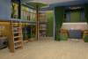 LVT Ламинат Damy Floor Family 2.5/43 4V 0030-2 Дуб Латте 1227x187