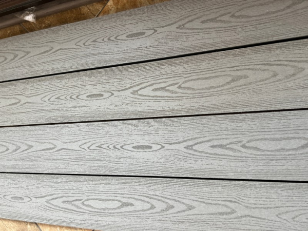 Террасная доска Ecodecking Техно 4000x145x20 Серый