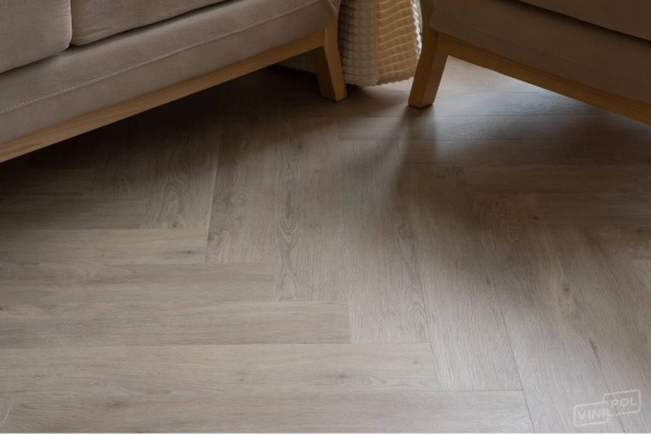 SPC Ламинат VinilPol Herringbone 7/34 4V 9944 Паркет Палладио 762x127