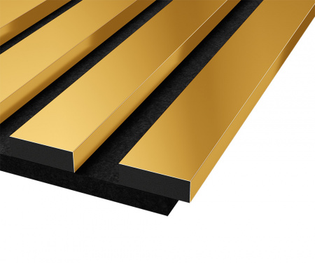Комплект акустических панелей Cosca Decor Эмираты Желтое золото, 1200x300x19мм