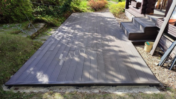 Террасная доска Ecodecking Экстра плюс 3000x146x23 Венге