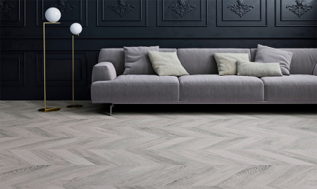 Ламинат Faus Masterpieces Light Grey Chevron S180086