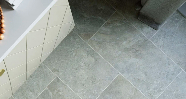 ПВХ плитка, кварц виниловый ламинат Invictus Primus Dryback Tile York Stone Powder