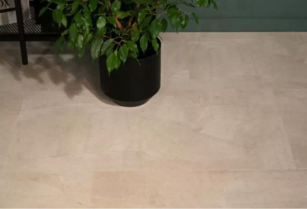 Ламинат SPC Ceramo Vinilam Stone 6 мм Бетон Белый 71615