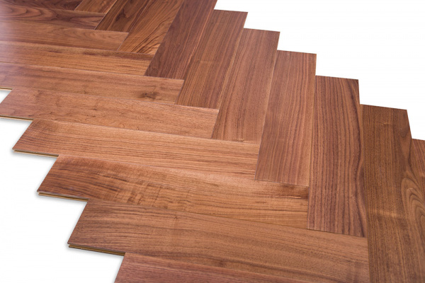 Массивная доска Ablux Английская елка Американский Орех 70 мм