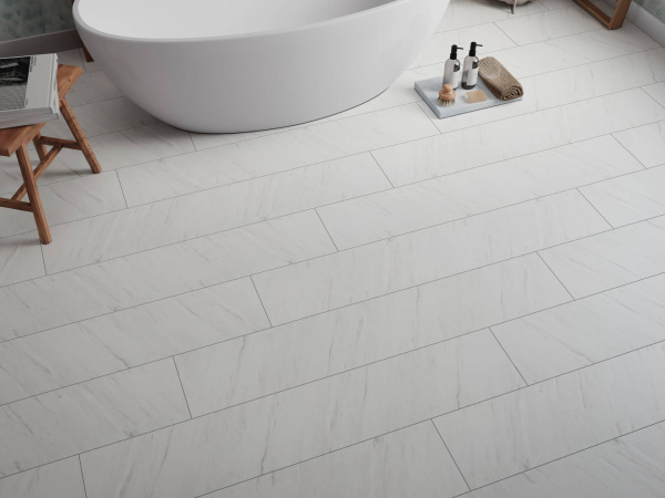Ламинат Egger Pro Large Aqua+ 8/33 4V 2026 EPL245 Мрамор Леванто белый 1292x246