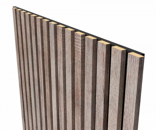 Акустическая панель Cosca Decor Сканди Дуб Дымчатый, 1200x600x19мм