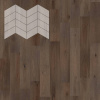 Паркетная доска Lab Arte Chevron Дуб Рустик Кайт лак 348-400x90x14